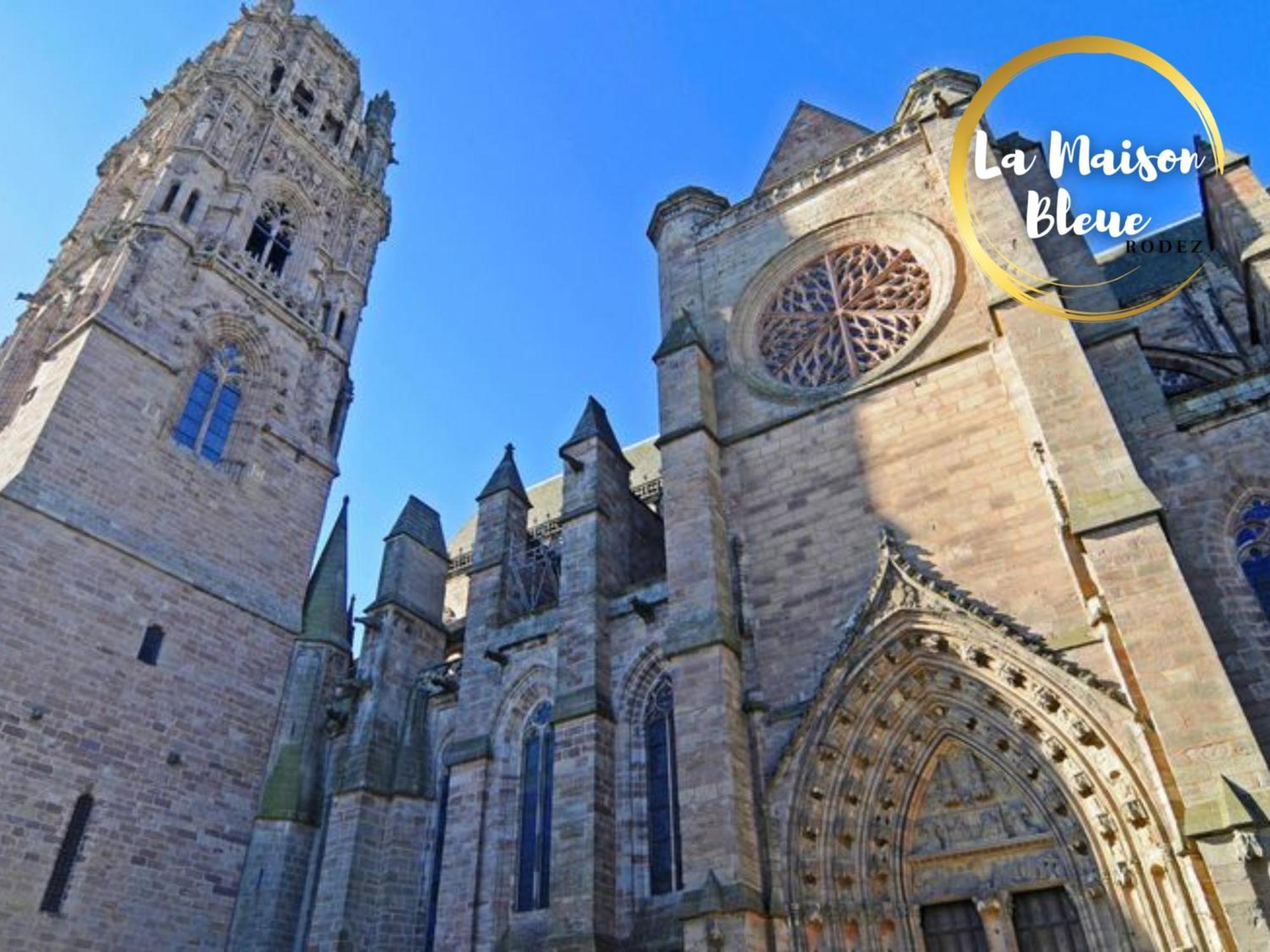 La Maison Bleue, Un Emplacement De Choix A Rodez Bagian luar foto